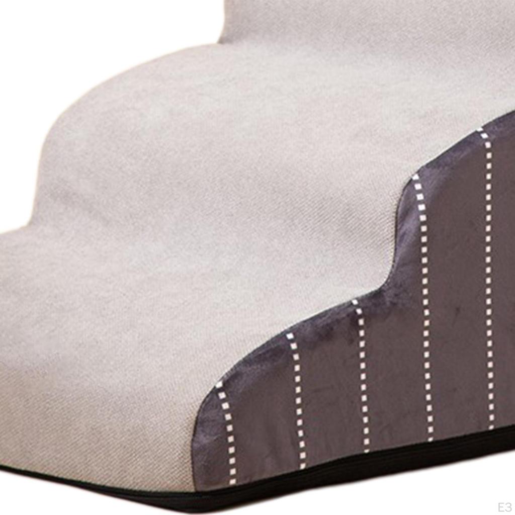 Cozy Pet Steps for Dogs and Cats - Portable Ramp with Washable Cover