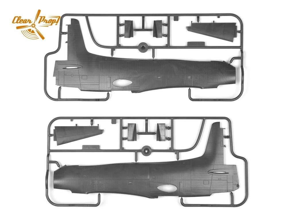 Clearprop Scale American Skyshark Plastic Model Kit CPU4801 1/48 A2D-1