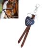 Protect This Rider And The Horse She Rode In On-Saddle Charm Fashionable Keychain Saddle Heart Charm Equestrian Riding Gift