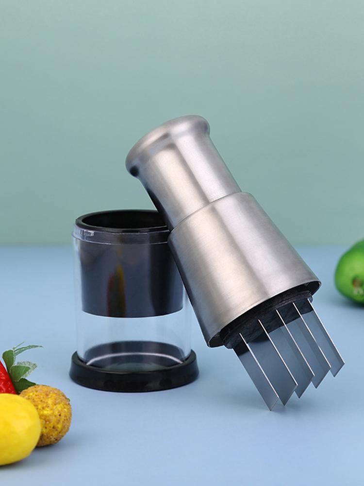 Ручной измельчитель из нержавеющей стали, кухонные инструменты, измельчитель овощей, мини-мясорубка для чеснока, имбиря, трав, орехов