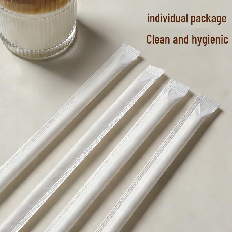 maxcook Одноразовые соломинки пищевого качества, упакованные поштучно