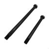 Front Rear Thru Axle Set Replacement Bike Fork Tube Shaft Professional Black Axles Bicycle