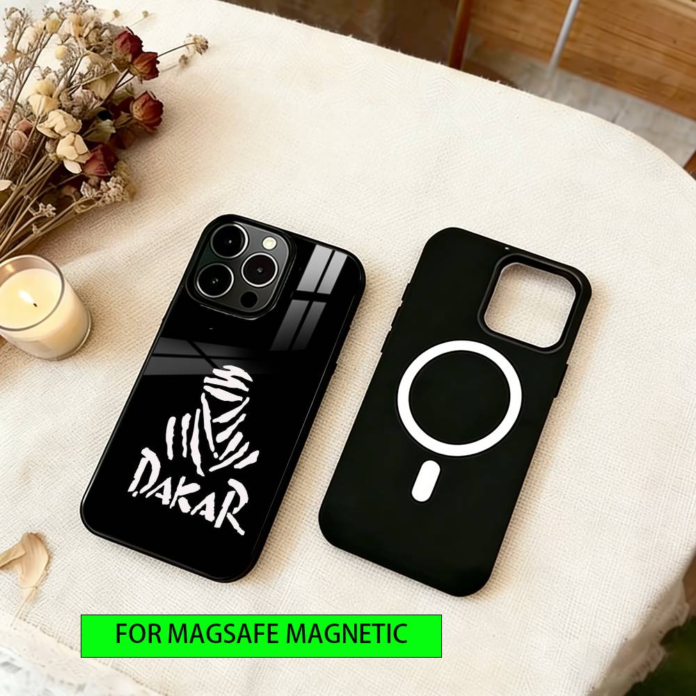 R-Rally x D-Dakar Style Phone Case For iPhone17,16,15,14,13,12,11 Plus,Pro Magnetic For Magsafe Wireless Charging