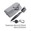 Двусторонняя щетка для гольфа Полотенце для гольфа Подарочная салфетка для протирки Инструмент для чистки Вафля