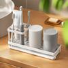 Japanese Toothbrush Holder Bathroom Tooth Cup Countertop Toothbrush Holder Multifunctional Wash Cup Toothbrush Holder