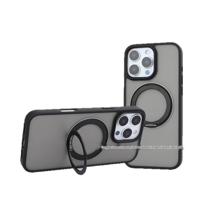 Магнитный вращающийся чехол-подставка Apple 17Pro Max для 16Pro Max/15, ощущение кожи