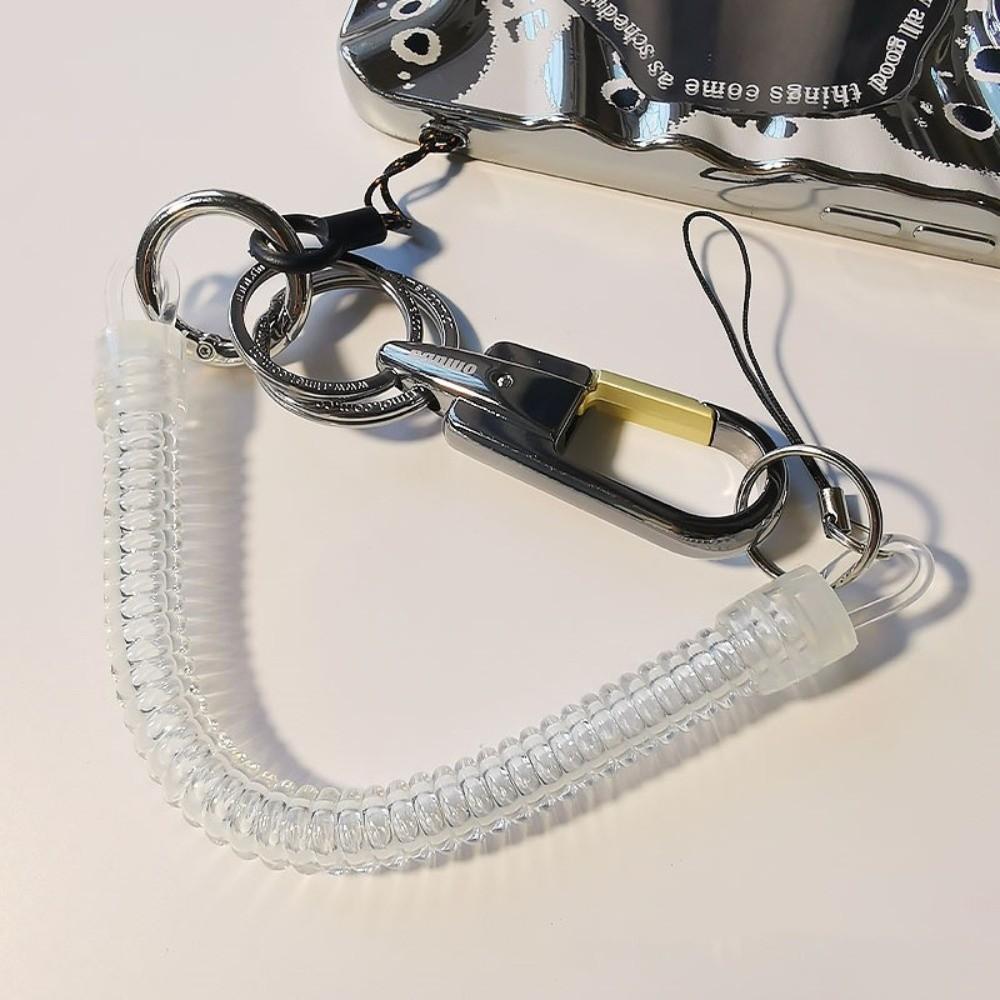Anti-Lost Rope Phone Telescopic Lanyard Spring Phone Safety Tether Access Card