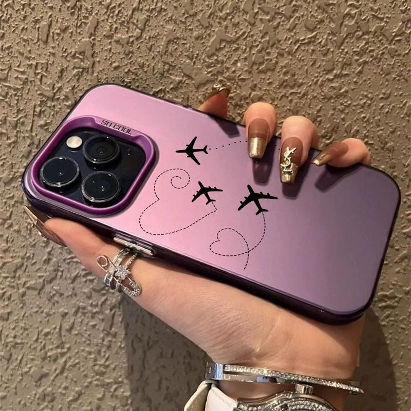 Чехол Airplane Line для iPhone 16 Samsung A55 A35 M35 S24 FE Xiaomi Redmi Note 13 Pro 14C Huawei Honor 200 противоударный бампер для телефона с защитой от царапин