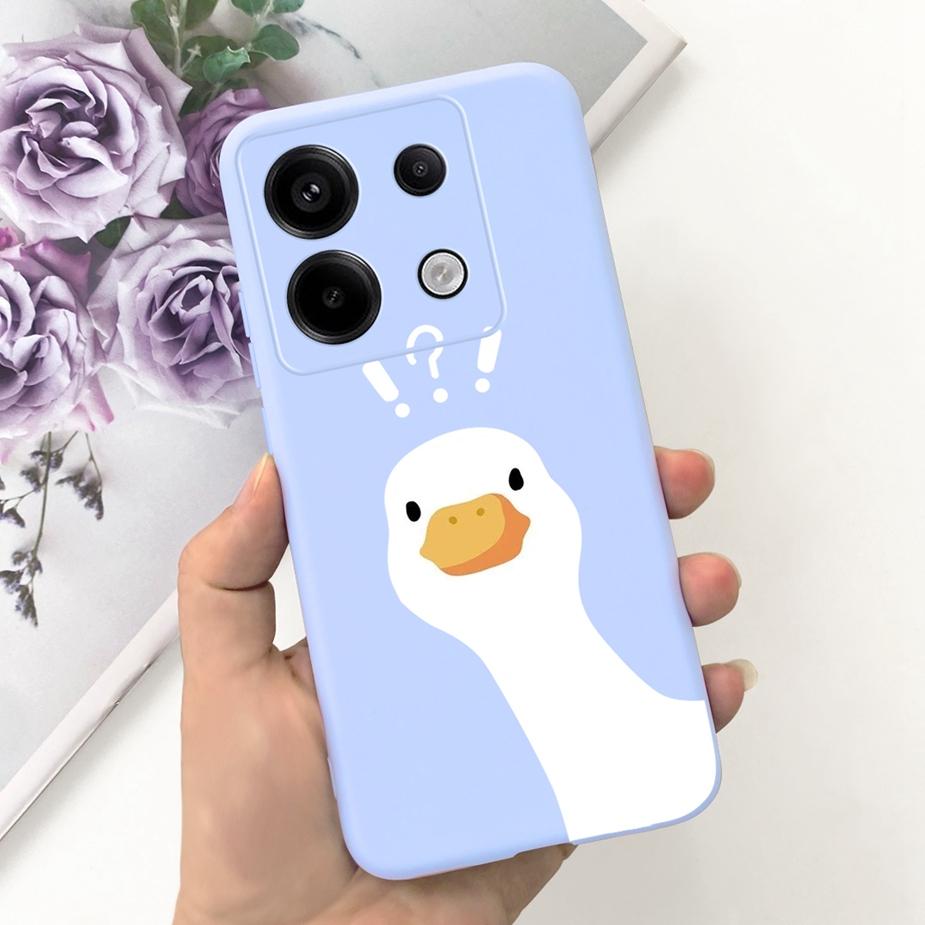 Чехол для Xiaomi Poco X6 Pro 5G Милый Модный Мультяшный Чехол Мягкий ТПУ Чехлы для Телефона Для Xiaomi Poco X6 PocoX6 Pro X6Pro Fundas Бампер