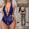 Sexy open lingerie lace temptation hollow low cut hot bed free uniform suit nightclub