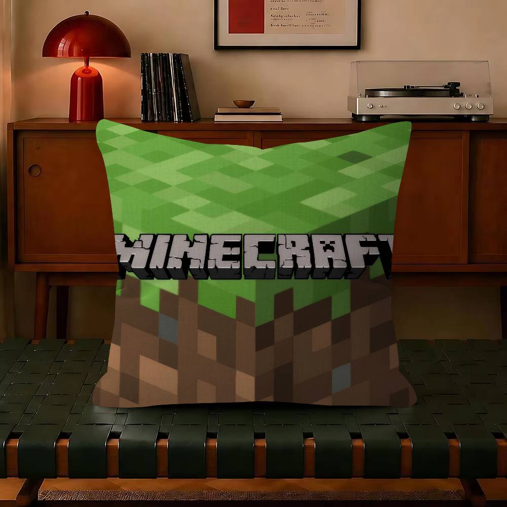 Game  pillow Cushion Cover Pillowcase Upholstery Sofa Throw Pillow Home Decor Mineccrafts Pillowcas