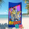 Beach Towel with Wild Kratts Pattern - soft,absorbent,machine washable Lightweight&Modern,swimming,Travel Essentials