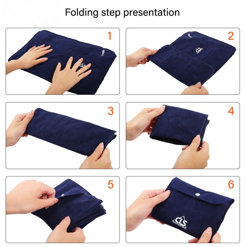 2 цвета на открытом воздухе портативная складная повседневная надувная подушка для кемпинга, скалолазания, пешего туризма