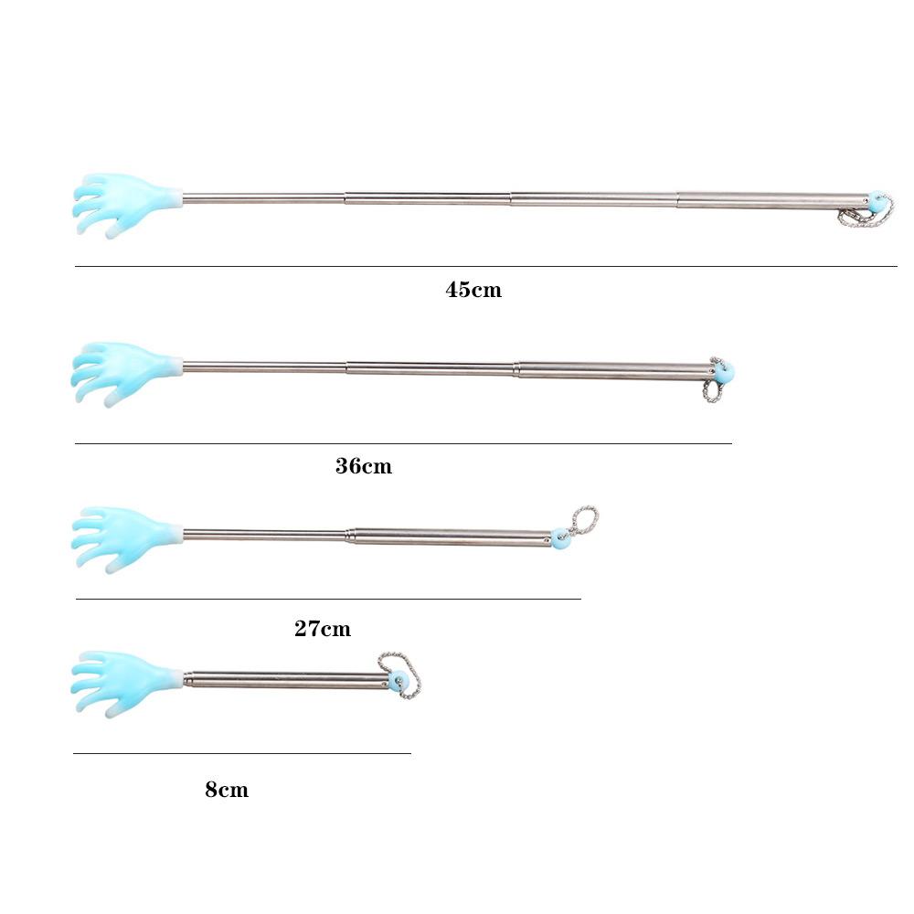 shape Telescoping Back Scratcher Finger-Like Scratching Backscratcher Extendable Massage Stick