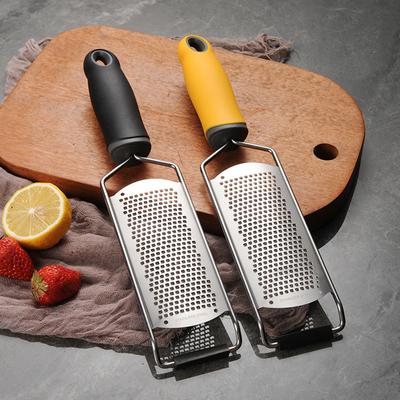 Мельница Терка для сыра Нержавеющая сталь Лимонная цедра Терка для цитрусовых Имбирь Чеснок Длинная ручка Овощи Кухонный инструмент Ручной слайсер
