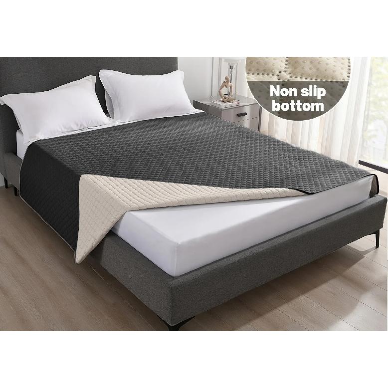 Small Check Pet Mattress,Washable PU Foam Dog Mat,Non-Slip Furniture Protector,Soft Bed Cover for Cats Dogs