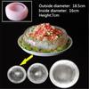 seafood keep cold ice bowl Sashimi sushi boat plate tray Noodle mold mould decorative moon dry ice creative hot pot carving mold