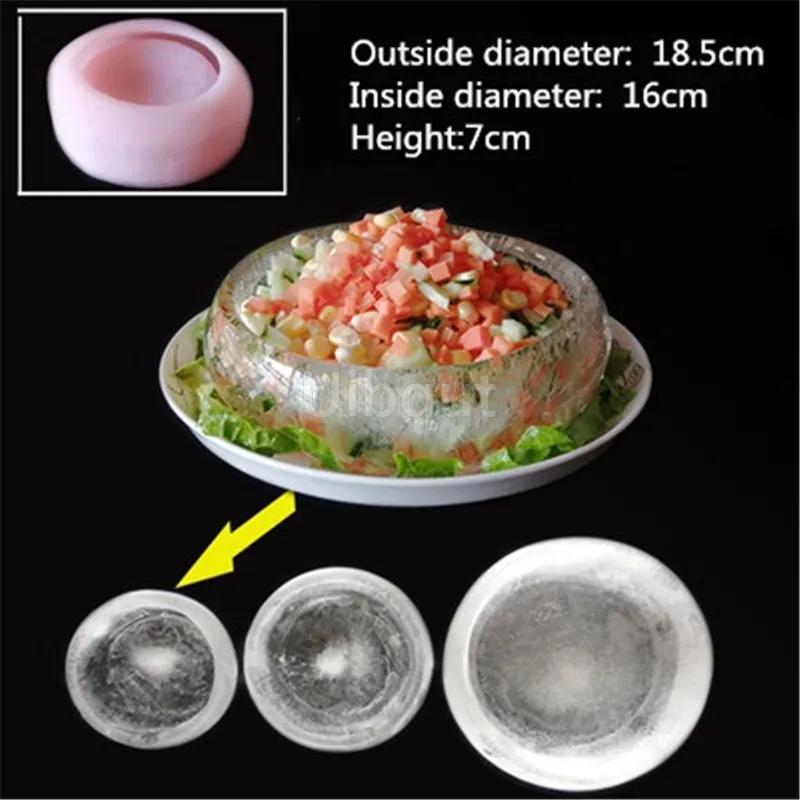 seafood keep cold ice bowl Sashimi sushi boat plate tray Noodle mold mould decorative moon dry ice creative hot pot carving mold