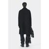 CuStomellow Men S Black caShmere Blended Balmacaan Coat Cwcaw25611bkx