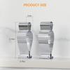 Aieve 4 Pcs Stainless Steel Towel Clips,Hand Towel Clips for Kitchen or Bathroom, Towel Holder Clips for Towel Rack,Oven Handle, Dishwasher, Stove