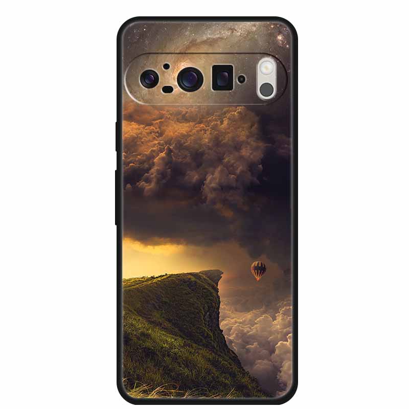 Для Google Pixel 10 Pro XL 5G Чехол Цвет Оригинальный Мягкий Силикон ТПУ Чехол для Телефона Лесной Пихтовый Пейзаж для G45RY Защитный Чехол Новый