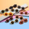 Round Children's Sunglasses New Trendy Korean Version Baby Sunglasses Boys and Girls Fashion Photo UV Protection
