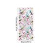 PVC Flower Window Electrostatic Stickers Privacy Protection Static Cling Decoration Reusable Glass Decals for Home Bathroom
