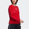 Adidas CNY Sweat Series Спортивный свитер с круглым вырезом и принтом, женские топы, светло-алые GP0708