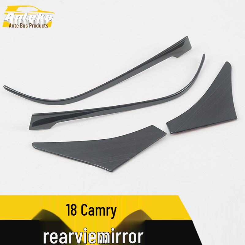 Stainless Steel Rearview Mirror Trim for 2018 Camry - Interior/Exterior Decoration Accessory