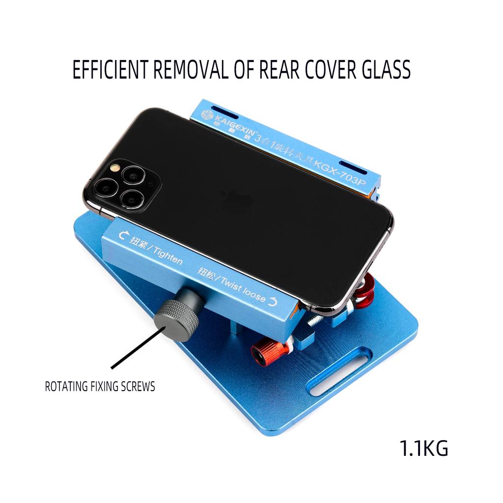 Ремонт телефона Вращающийся ЖК-сепаратор Крепление для разборки задней крышки из алюминиевого сплава Снятие экрана Высокая совместимость