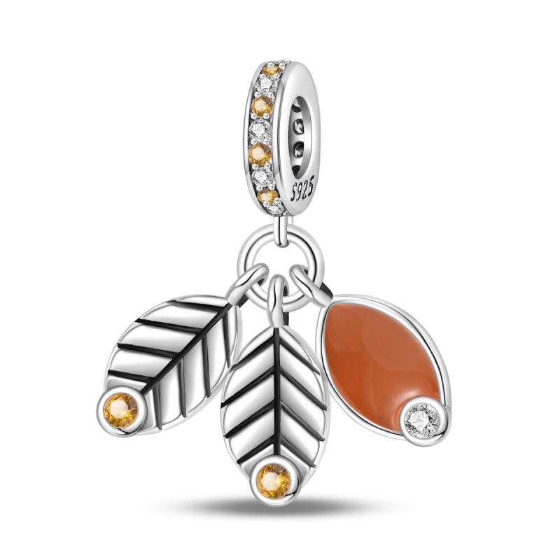Коричневая Серия Животные Кофе Сердце Сумка Медная Фурнитура Шармы Медный Оригинальный Браслет Для Изготовления Украшений