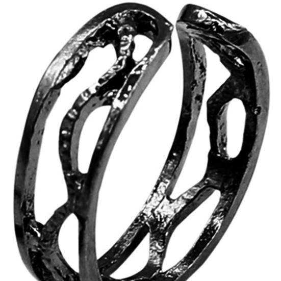 Кольца Регулируемые нежные черные винтажные штабелируемые кольца на суставы пальцев для вечеринки