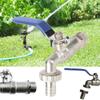 High Quality Horticultural Faucet Spout Water Tap Blue Handle Hose Plug Ball Type Valve