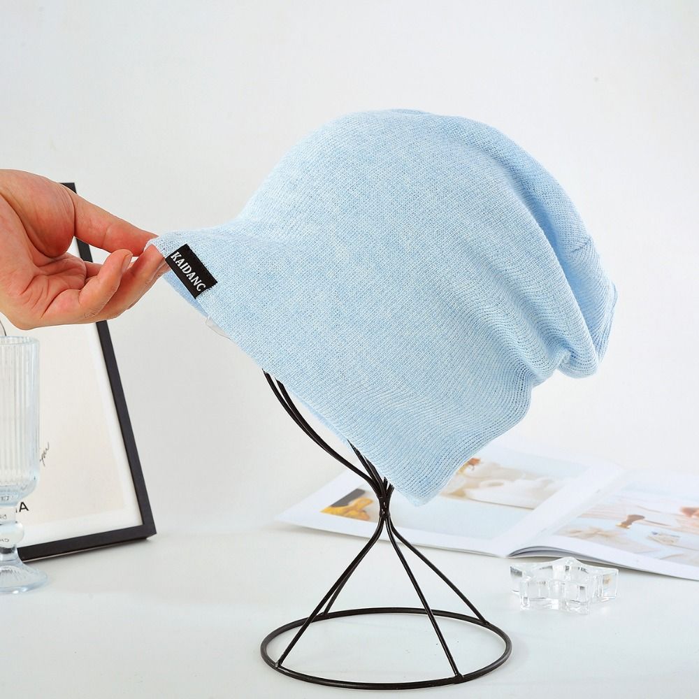 Soft Beanie Thin Pullover Hat Creative Stacked Hat Girl Women