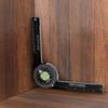 Miter Saw Protractor Woodworking Cutting Positioner Angle Gauge Protractor 360 Degrees Horizontal Angle