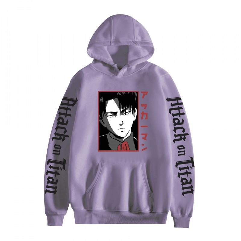 Attack On Titan Anime Hoodie Loose Fit Pullover Sweatshirt Teens