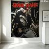 Custom Name Tom Kaulitz Wall Tapestry Aesthetic Wall Hanging Printed Fabric Blanket Decorative Tapestries for Bedroom Living Room Home Decor