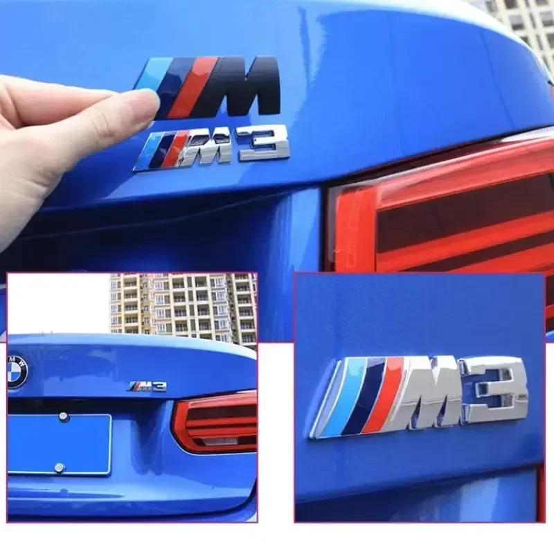 For BMW M3 M4 F07 F34 F30 F20 F10 E60 E46 E53 G01 Sticker 3D Car Decorative accessories M Badge Emblem Decoration Accessories BU1
