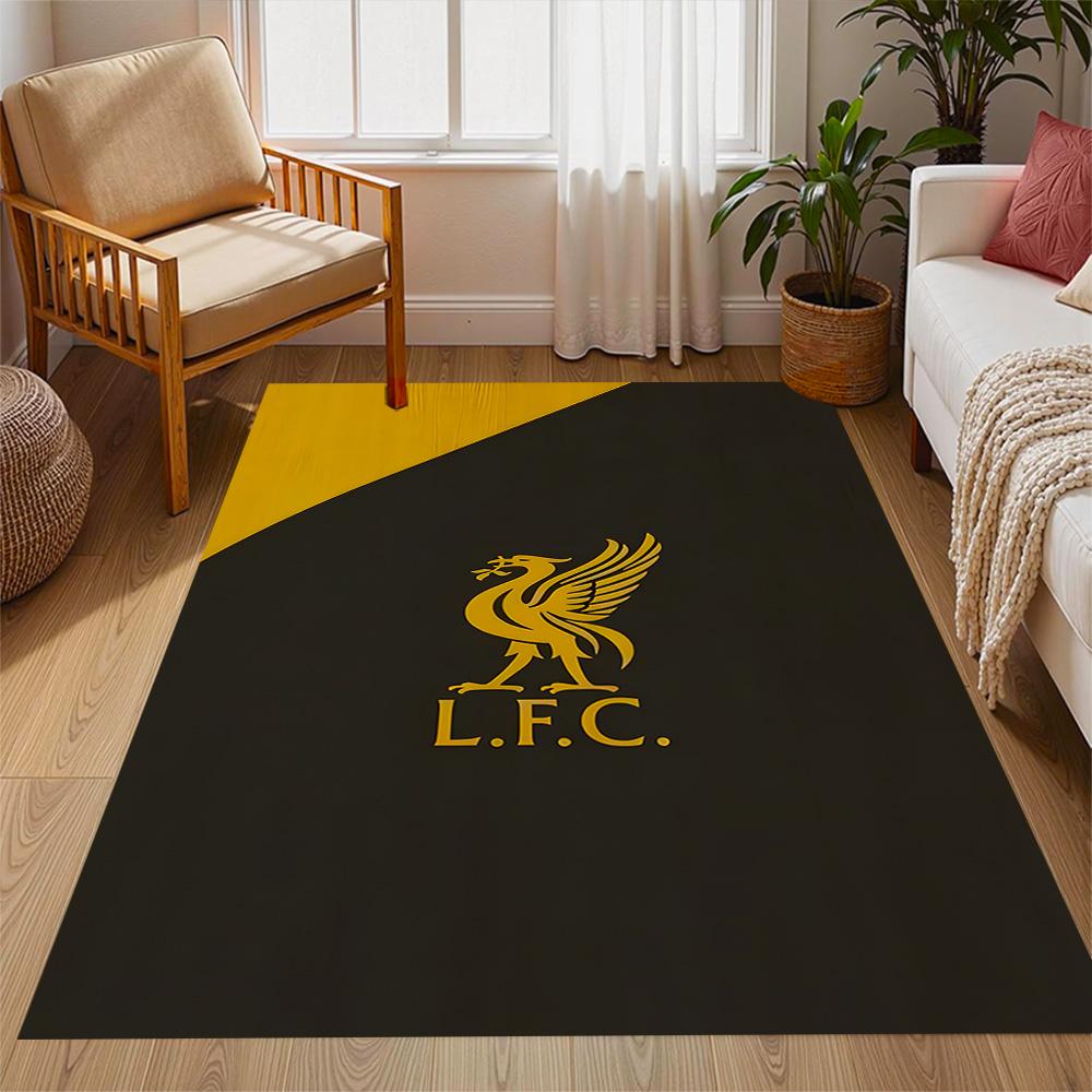 Never Walk Alone: Liverpool Fc Pride Area Rug Design for Living Rooms Decorate room Outdoor Game Room Anti-slip Rug Decorate Offices