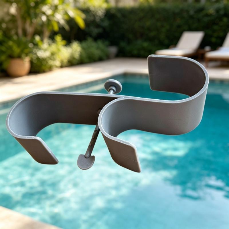 Multipurpose Outdoor Poolside Hanging Rack Waterproof Swimming Accessories Holder For Residential And Public Pools