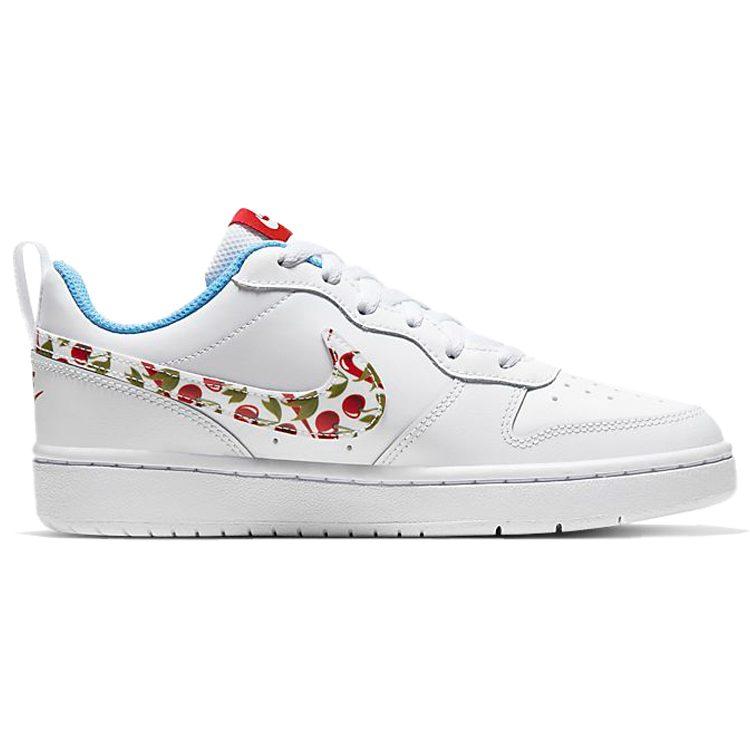 Nike Court Borough Low 2 Белый Вишня GS CJ2238-100