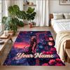 Crystal Velvet Rug Custom Name Text, Soft Non Slip Floor Mat Home DecorBetty Boop