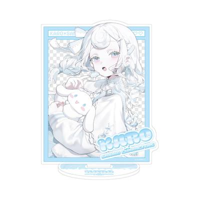 Нацуро x Персонажи Sanrio 04 Cinnamoroll [Коллаборационная иллюстрация] Акриловая подставка