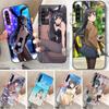 Anime Mai Sakurajima Girl Phone Case For Xiaomi Redmi Note 11 10 9T 8 7 Pro Redmi 10 9 9A 9C 8 7 6 Soft Black Phone Cover