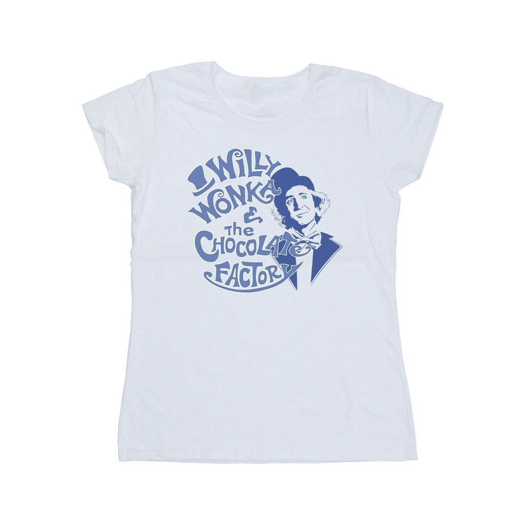 Willy Wonka & The Chocolate Factory Womens/Ladies Cotton T-Shirt