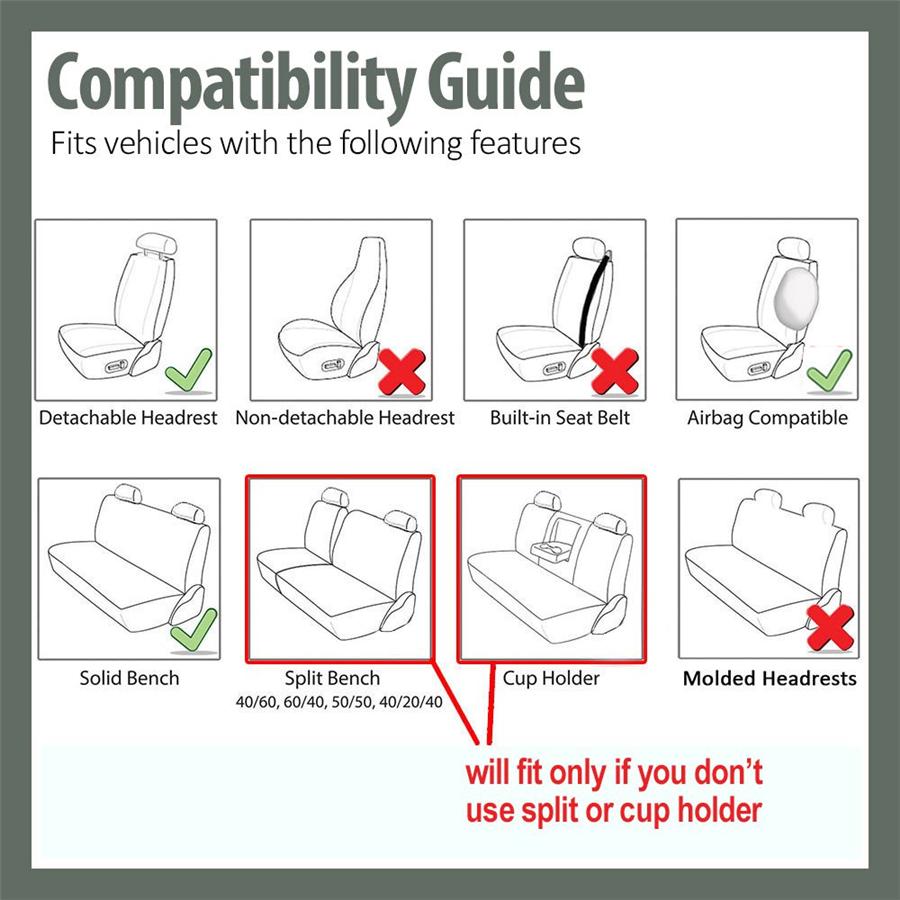9 шт. Чехлы на сиденья автомобиля Аксессуары для интерьера Защита сидений Чехлы на сиденья Универсальные