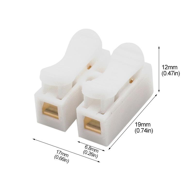 10 шт. Ch2 быстроразъемные замковые соединители для электрических кабелей