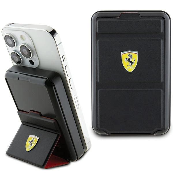 Ferrari Wireless Power Bank 15Wfepb10Msplek 10000 Mah With Stand Function Black/Black Metal Logo Magsafe