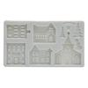 DIY Castle House Christmas Tree Silicone Mold Cake Chocolate Decorative Clay Mould Kitchen