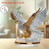 1 шт. Машущий орел 2D Настольное украшение Современная ваза-фигурка животного Акриловое плоское украшение Для дома Рождественские и Хэллоуинские подарки